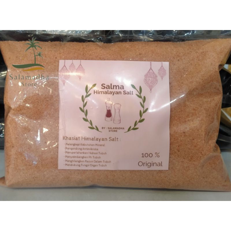 

Garam Himalaya / Himalayan Pink Salt Organic Premium 1kg, 500gr, 100gr Original
