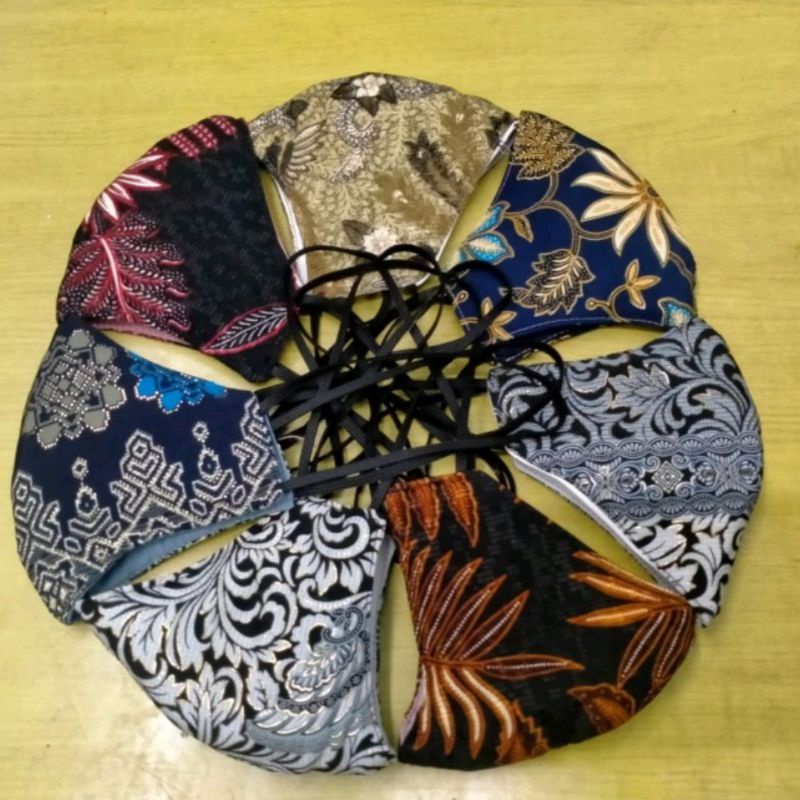 Masker Batik Model Duckbill Masker Formal Terlaris Grosir Masker Murah