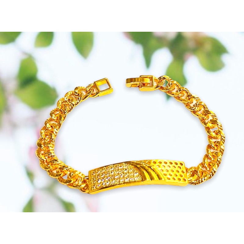 gelang tangan wanita// gelang rante//gelang permata//perhiasan