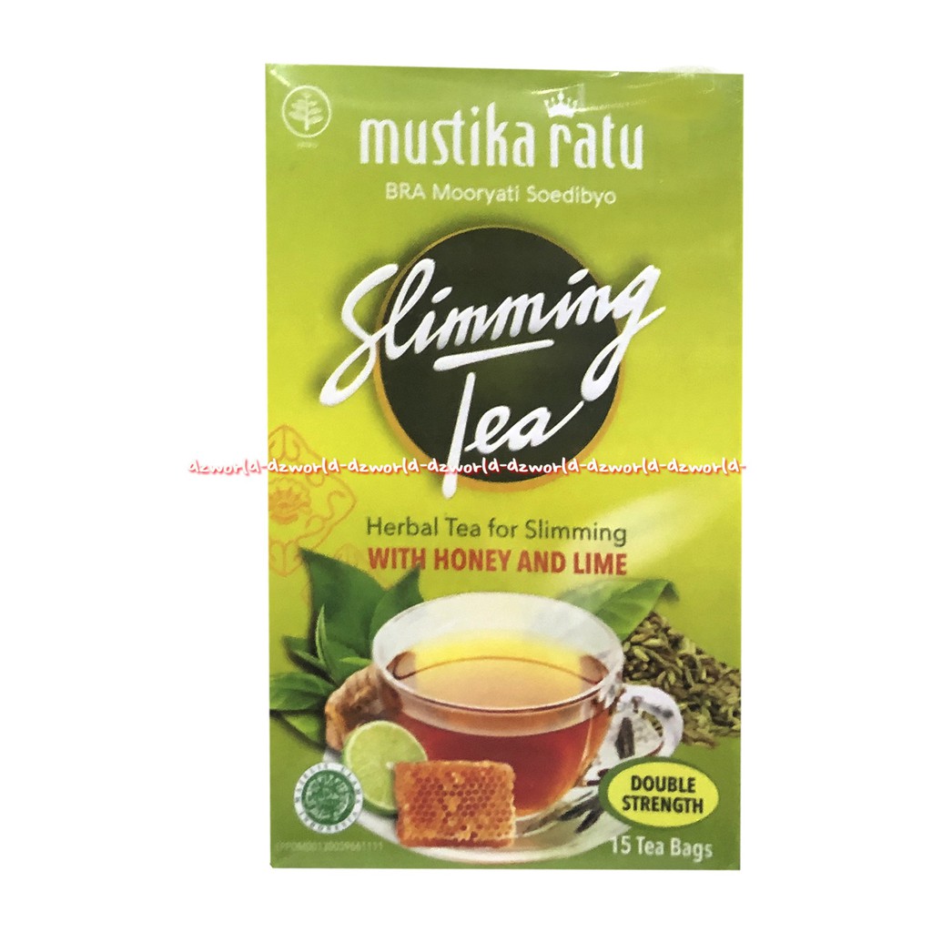 Mustika Ratu 15pcs Slimming Tea Herbal Tea Honey Tea Honey And Lime Teh Herbal Kurus Badan Mustikaratu