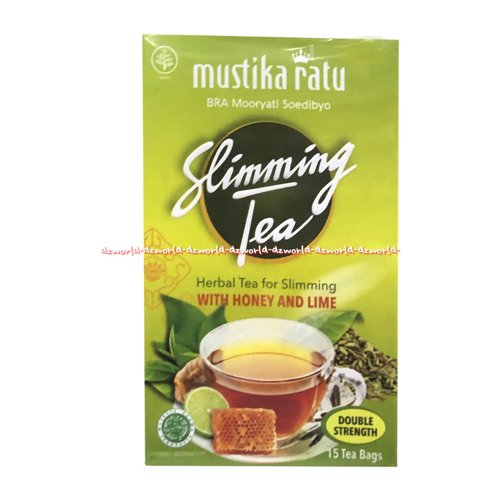 

Mustika Ratu 15pcs Slimming Tea Herbal Tea Honey Tea Honey And Lime Teh Herbal Kurus Badan Mustikaratu