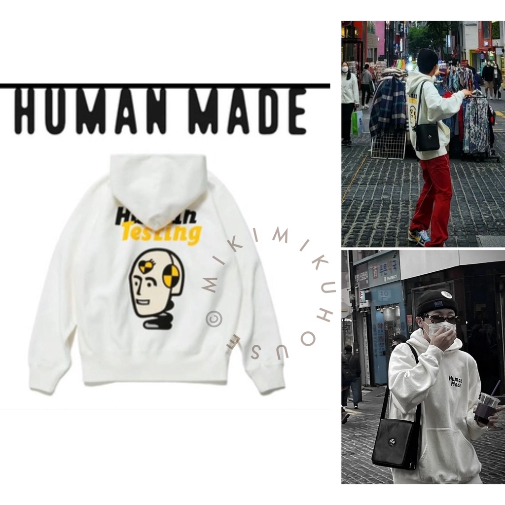 JHOPE HUMAN MADE X ASAP ROCKY HOODIE OFFICIAL BTS J-HOPE STYLE FASHION JACKET JAKET HOOD JAPAN