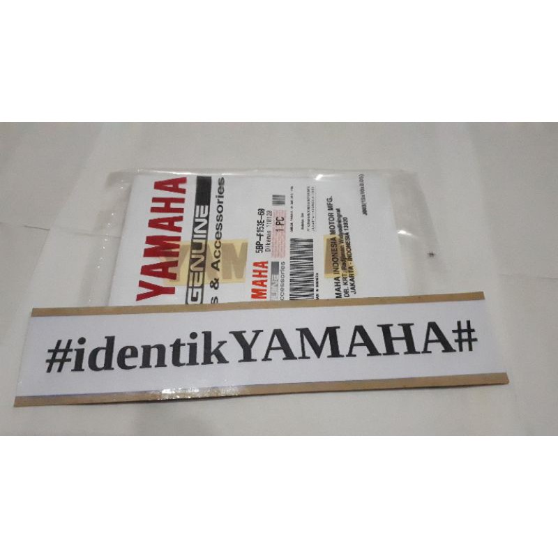 Stiker emblem yamaha gold tool box ori rx king