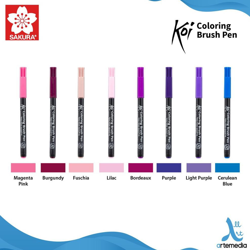 

Ks9Code Brush Pen Sakura Koi Coloring Brush Part 01/03(Kekinian)S5G3