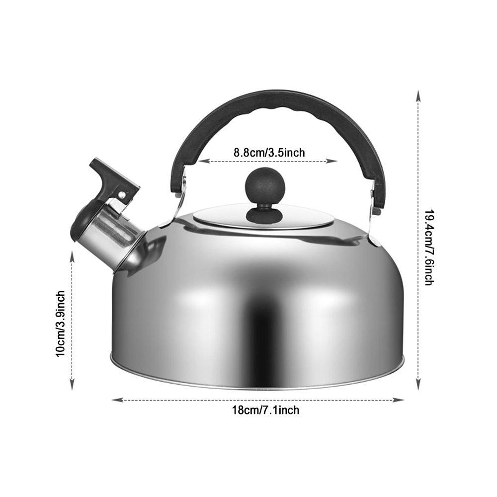 Chookyy 3L Whistling Kettle Portable Untuk Hiking Masak Rumah Kantor Restoran Teakettle