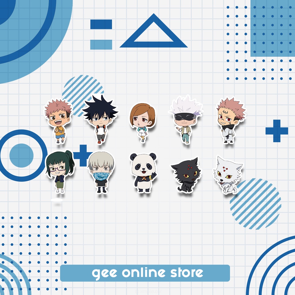 

Stiker Jujutsu Kaisen Set 3