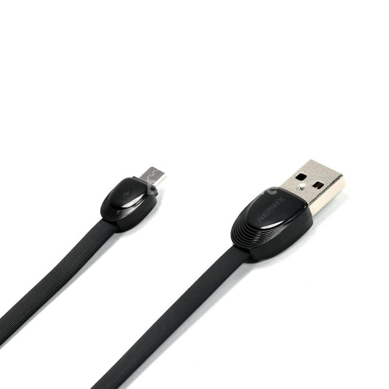 REMAX SHELL MICRO USB/KABEL DATA USB 2.0 UNTUK ANDROID SERI TERBARU-SUPORT DAYA 2.1A RC-040m - TEKNO KITA