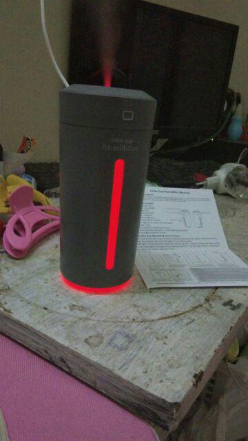 Pelembab Udara Ruangan Kamar Air Humidifier Bersih Aman Model Baru Lucu Light Lampu Tidur Unik