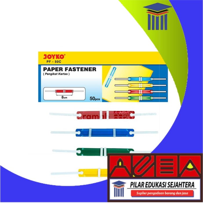 

PAPER FASTENER JOYKO 50W WARNA MURAH