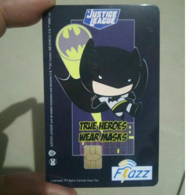 FLAZZ BCA Gen 2 /Gen2 /Kartun Karakter Super Hero ORI /Like eTOLL eMONEY Tapcash or Brizzi