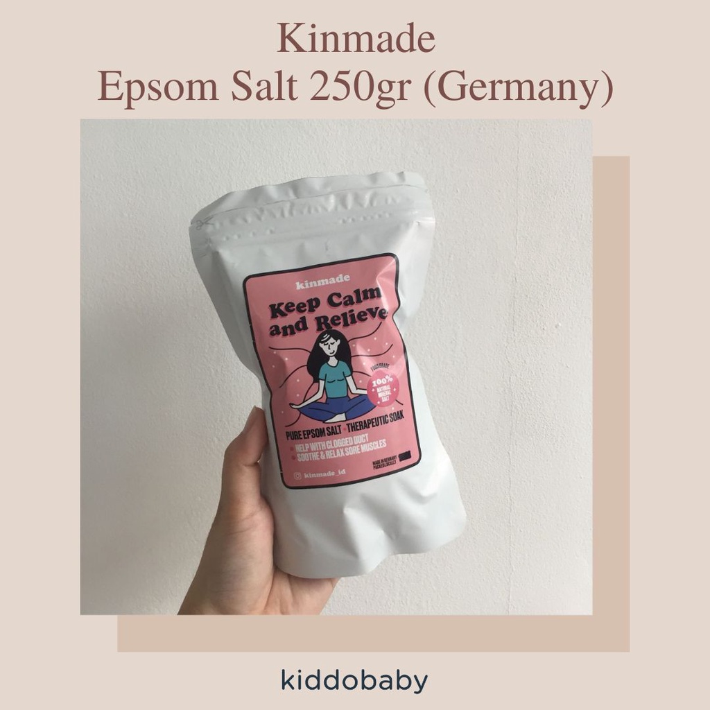 Kinmade Epsom Salt 250gr (Germany) | Garam Epsom | Perawatan Kulit