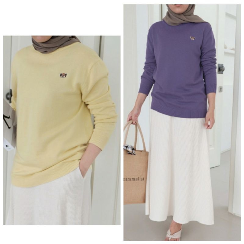 Ponya Sweater Hijabnueta lavender