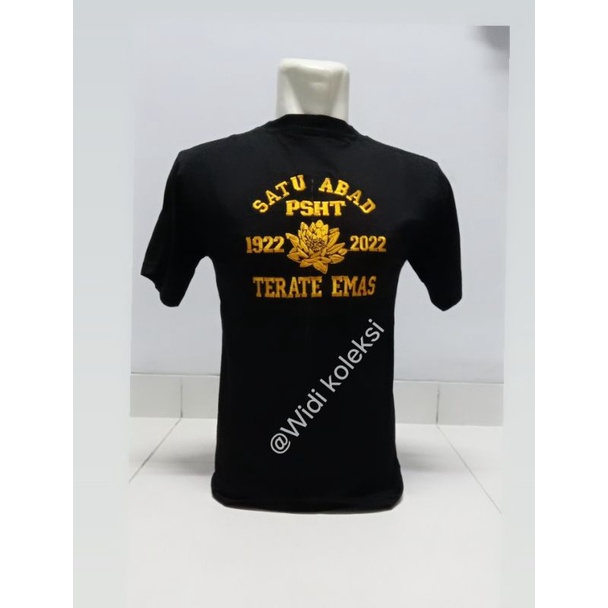 Kaos sh teratai bordir lengan pendek