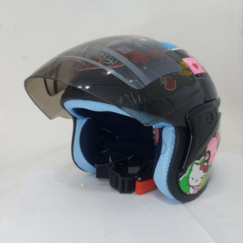 Helm Anak Hello Kitty Umur 3-9 Tahun