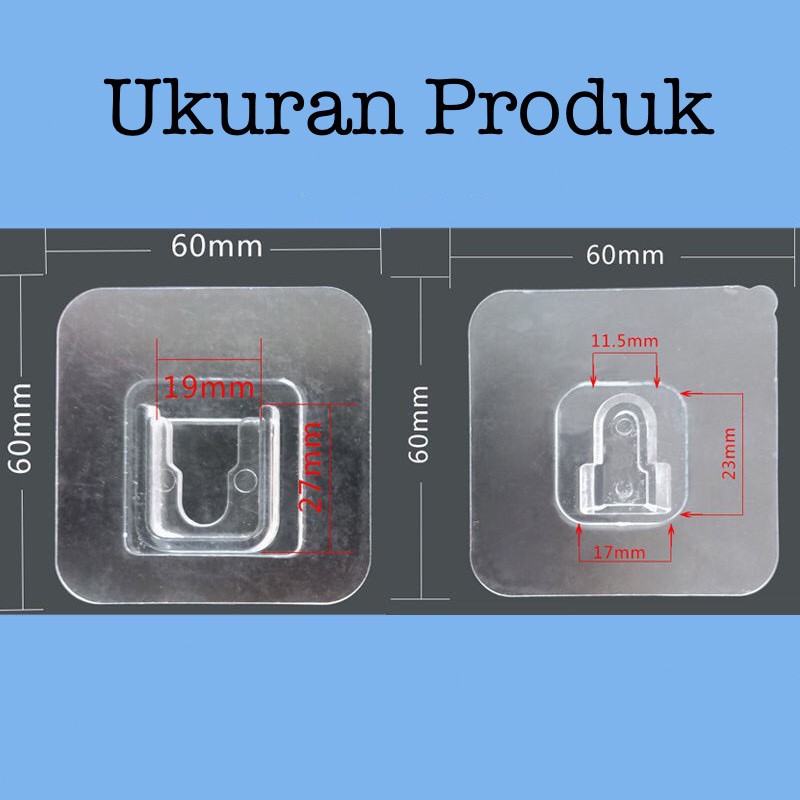 JOS389 (1set) Gantungan Tempel Socket Hook Gantung Plus Minus Serbaguna