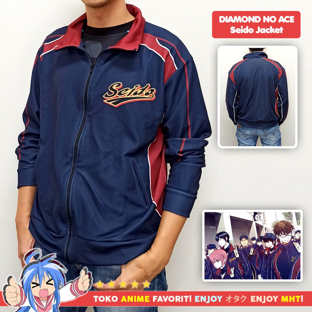 Jaket Anime Diamond no Ace Seido Kostum Cosplay
