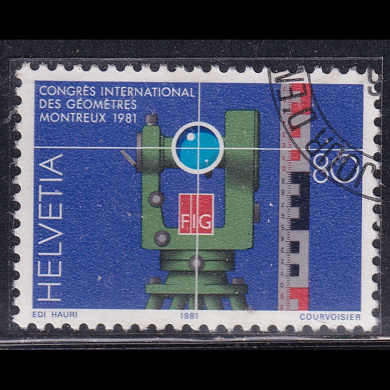 

Prangko Switzerland 1981 - International Congress of Surveyors
