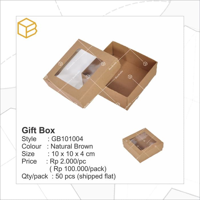 

Dijual GB101004 B |Gift Box Mika / Kotak Souvenir / Packaging / Box / Kemasan Murah