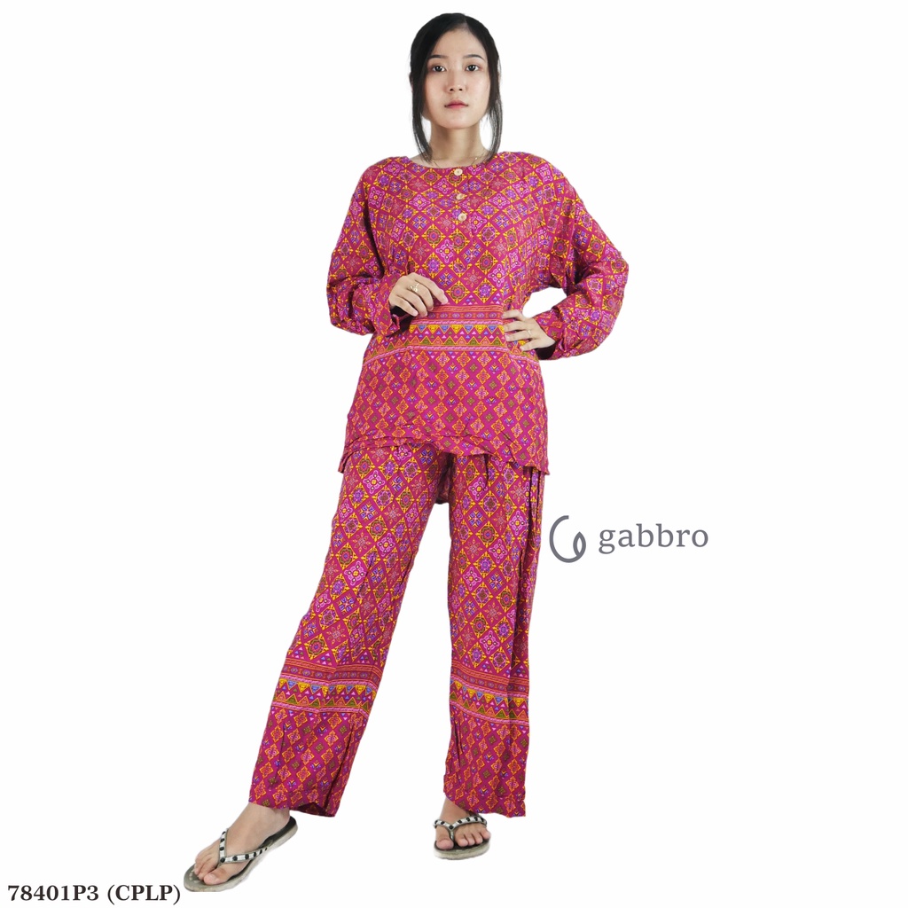 GABBRO | SETELAN BATIK SARWENDAH KUDA MAS [ORI]