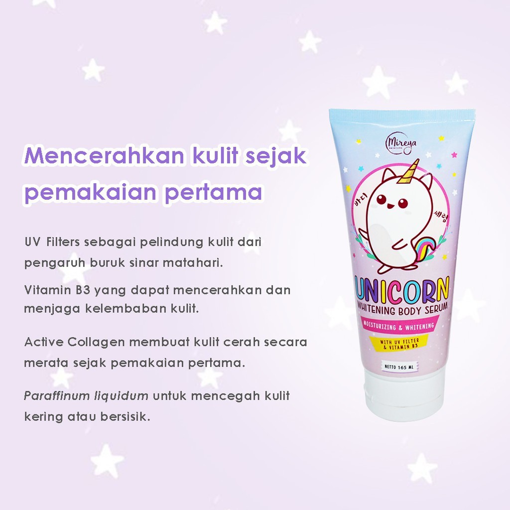 MIREYA Whitening Body Lotion - 165gr {Mencerahkan &amp; Melembabkan}