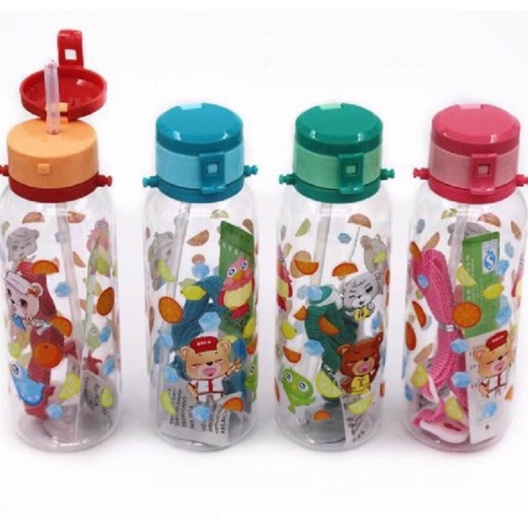 Botol Minum / Tempat Minum Anak Lucu 480ml 2175-1 BPA FREE