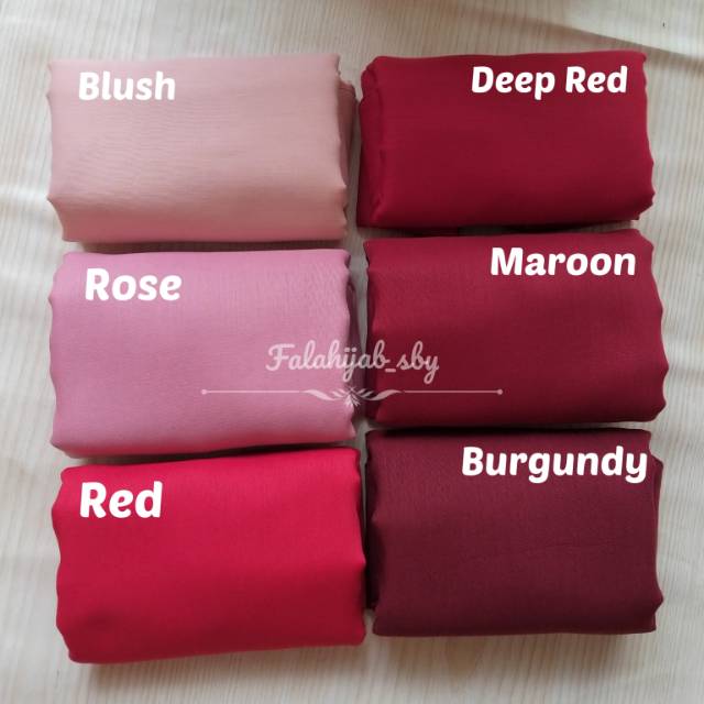 (BISA PILIH WARNA) Hijab Voal Organic Plain Umama - Jilbab Segiempat Voal Organik Polos. (PART 1)