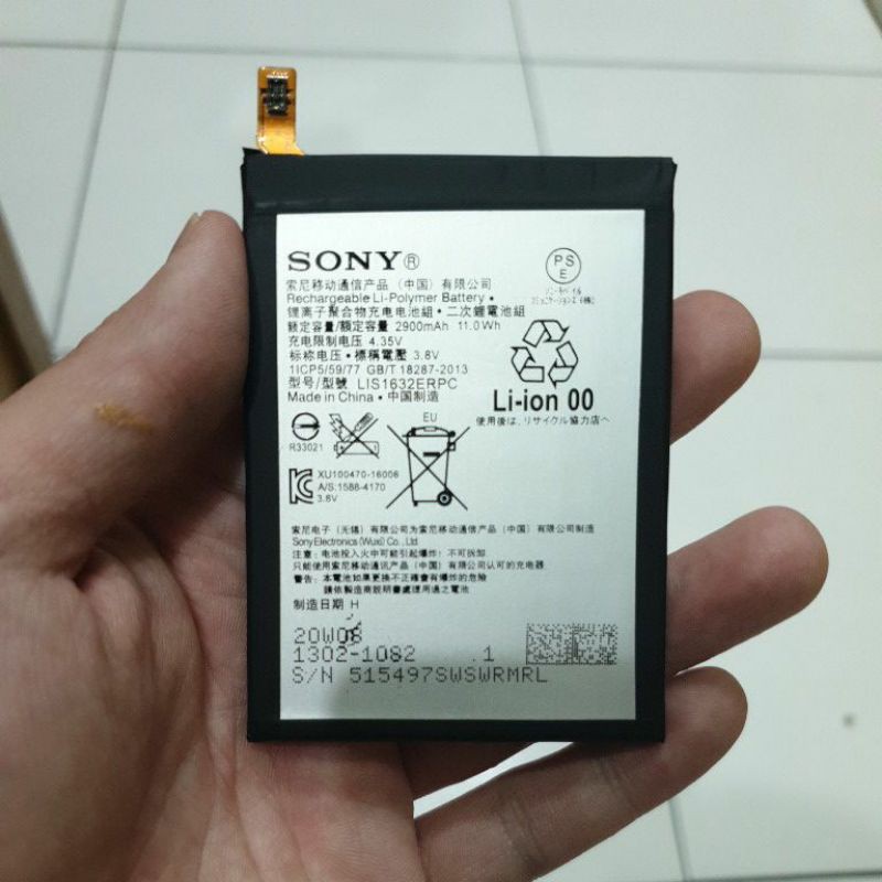 BATERAI ORIGINAL 100% SONY XPERIA XZ BATRE HP ORI
