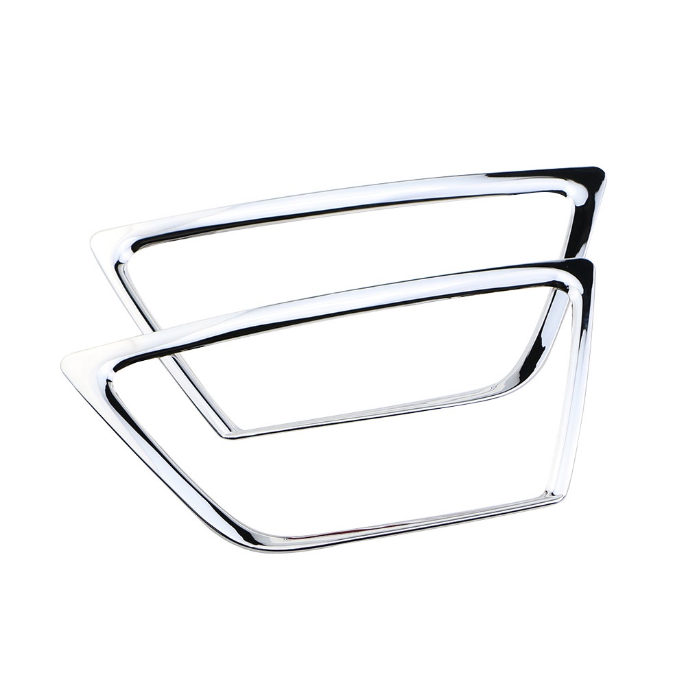 For Ford Ecosport 2013-2017 2Pcs ABS Chrome Lampu Kabut Depan Mobil Frame Dekorasi Trim Sticker Cover Acc.