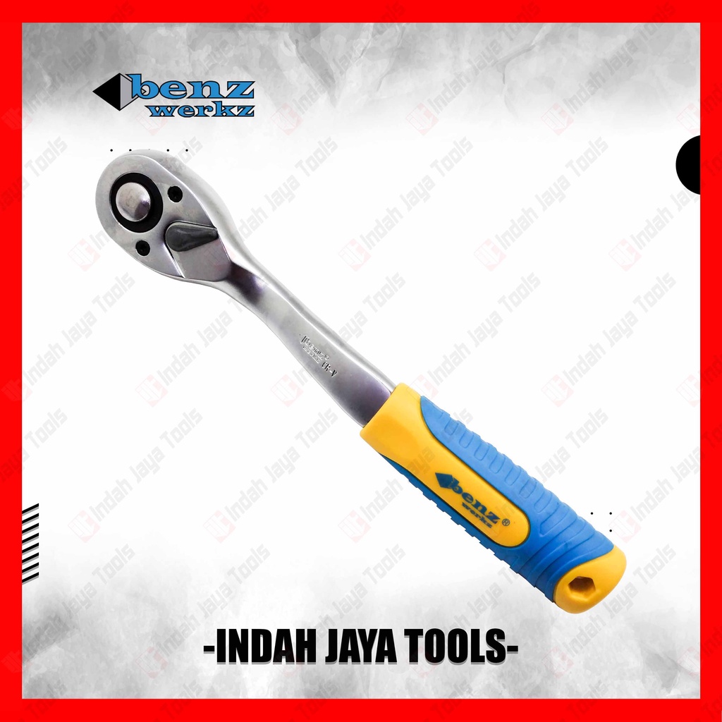 BENZ Gagang Kunci Sok Rachet 1/2&quot; 24T 72T - Ratchet Handle Socket