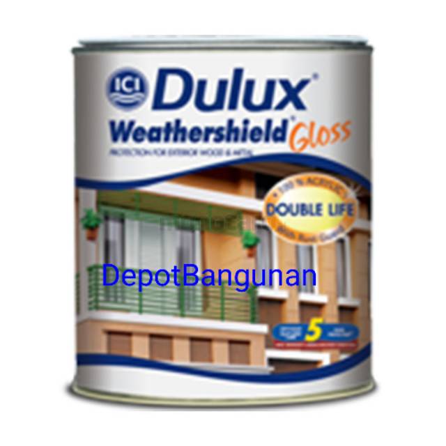 Jual Cat Minyak Kayu Dan Besi Dulux Weathershield Gloss 1 Kg Shopee Indonesia 5175