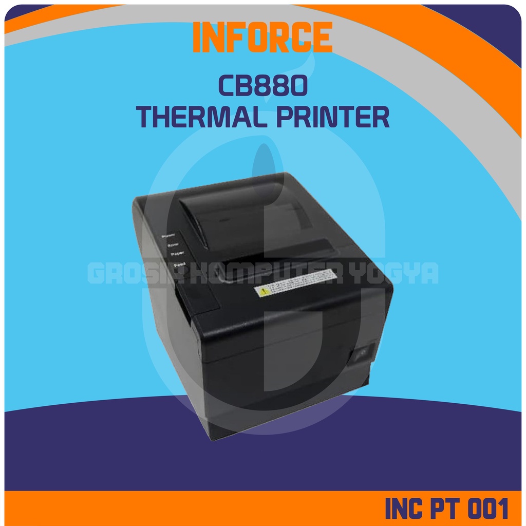 Inforce CB880 80mm Auto Cutter USB RS232 Serial Thermal Printer Kasir