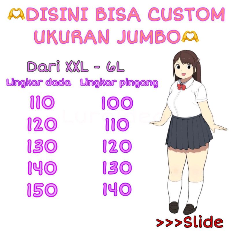 Terima Custom Big Size Kostum Cosplay Anime Game