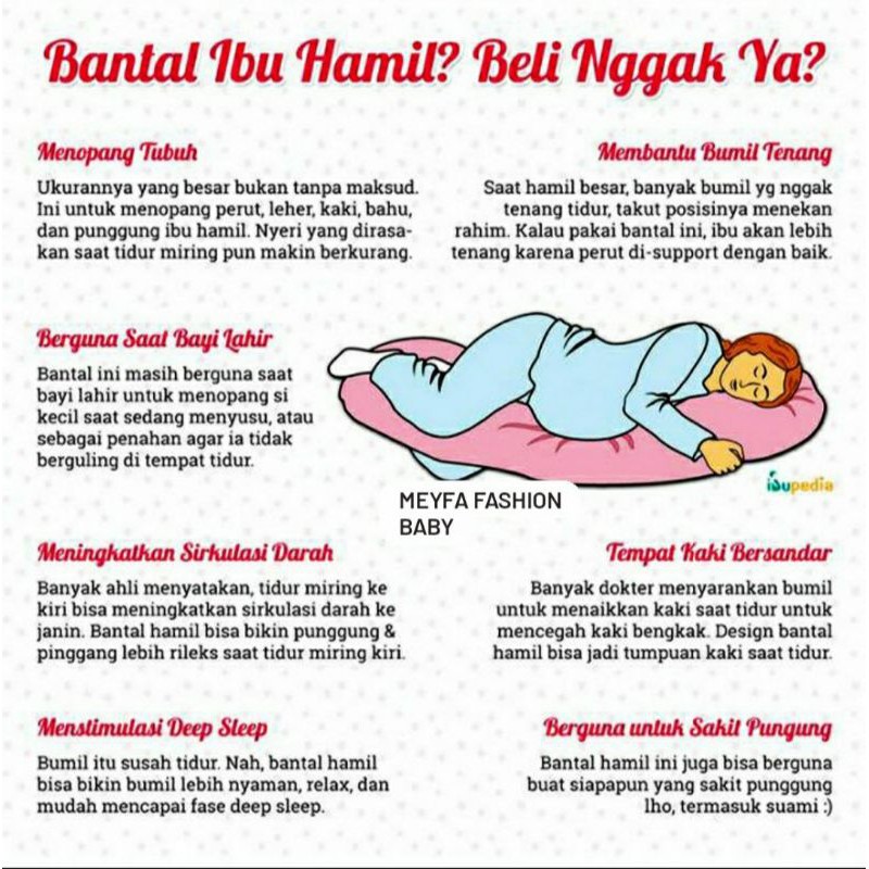 Bantal Hamil dan Menyusui Multifungsi / Maternity Pillow / Solusi Ibu Hamil