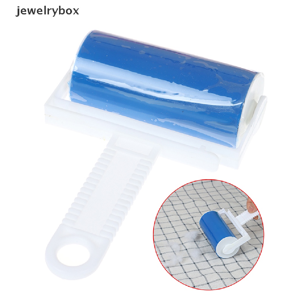 (jewelrybox) Roller Pembersih Debu / Bulu Hewan Peliharaan Reusable Bisa Dicuci Untuk Pakaian