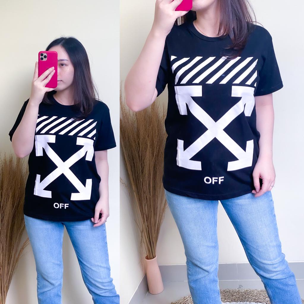 Kaos Oversize Wanita Atasan Wanita Jumbo Bahan Cotton Combed 30s