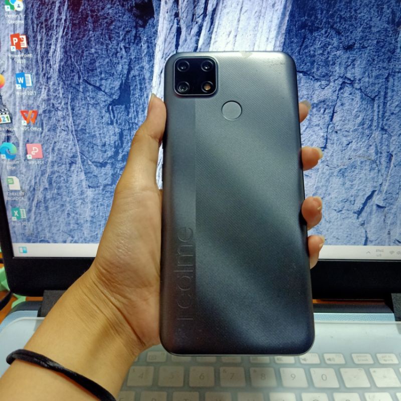 (SECOND) REALME C25 4/64GB HP NORMAL BODY MULUS PEMAKAIAN WAJAR SUPER ISTIMEWA SIAP PAKAI