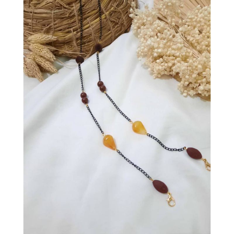 strap masker/tali masker/masker chain/rantai masker/konektor masker hijab/rantai masker hijab