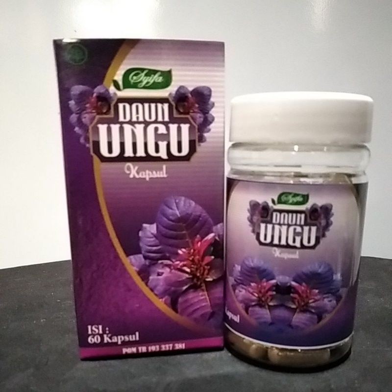 

KAPSUL DAUN UNGU SYIFA 60kp HERBAL WASIR/ OBAT AMBIEN