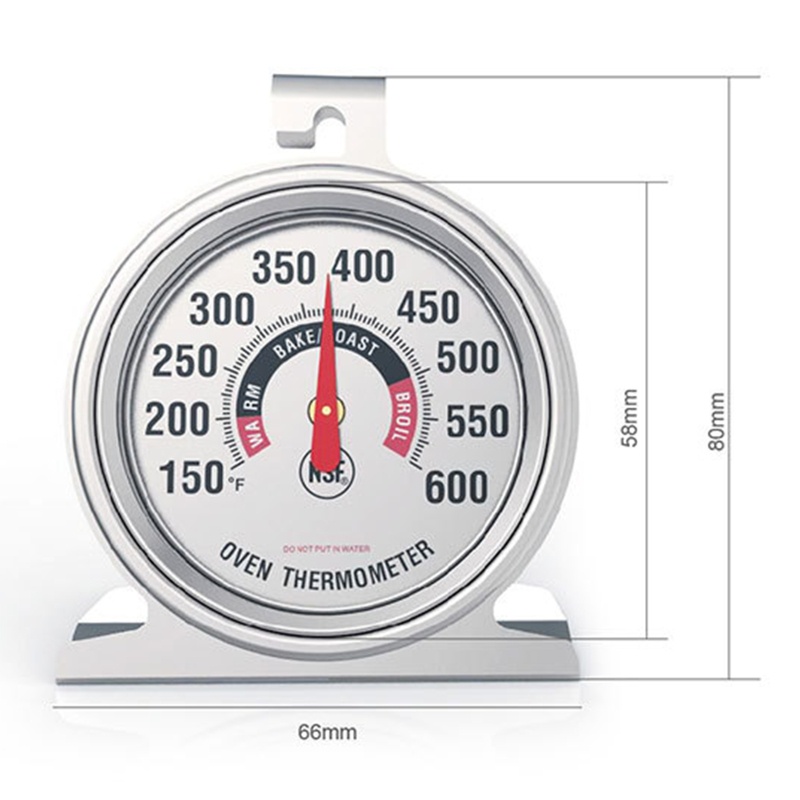 Termometer Oven Ukuran Besar Mudah Dibaca Untuk Dapur