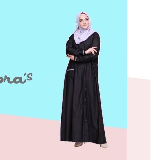 Gamis Nibras Nbc01 Hitam XL orderan khusus