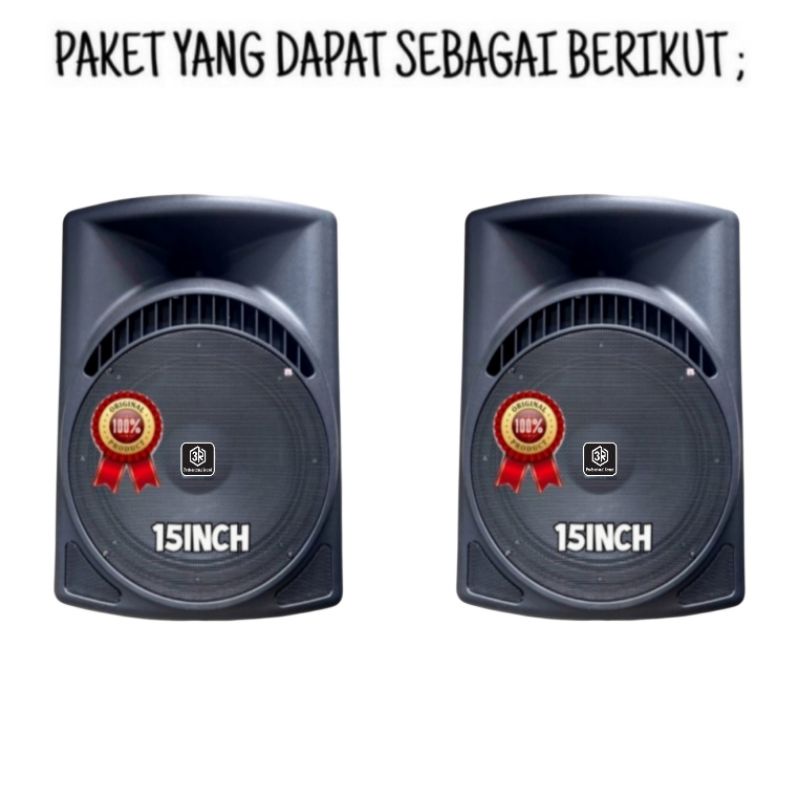 Paket Professional Sound 3R 15 IN Live Akustic Karaoke Indoor Outdoor