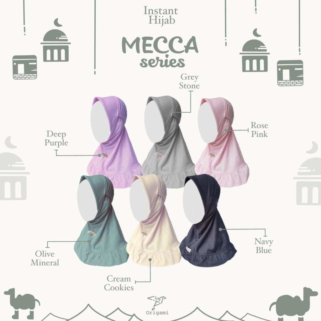 Origami  Mecca Hijab Instant Tali