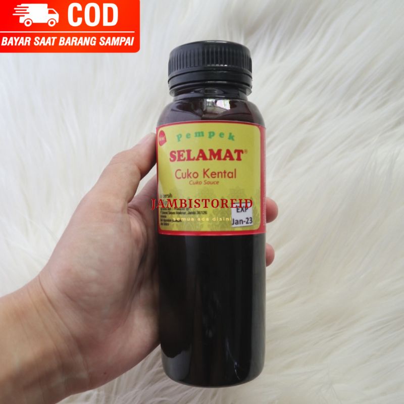 

(JAMBISTOREID) JAMBI LANGSUNG KIRIM Kuah Cuko Pempek Selamat Original 350gram Cuka Pedas Hitam Pekat Kental Pempek Selamat Tambahan Makanan Cemilan Jajanan Snack Kerupuk Jambi