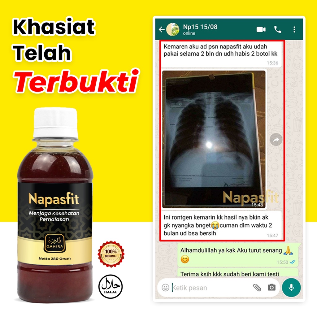 Madu Napasfit Madu Sesak Nafas Obat Pernapasan Original