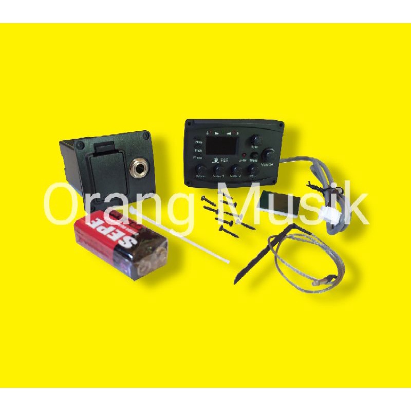 Preamp Paladin EQ 5 Original - Pickup Gitar Akustik Paladin EQ5 Import - Equalizer EQ 5
