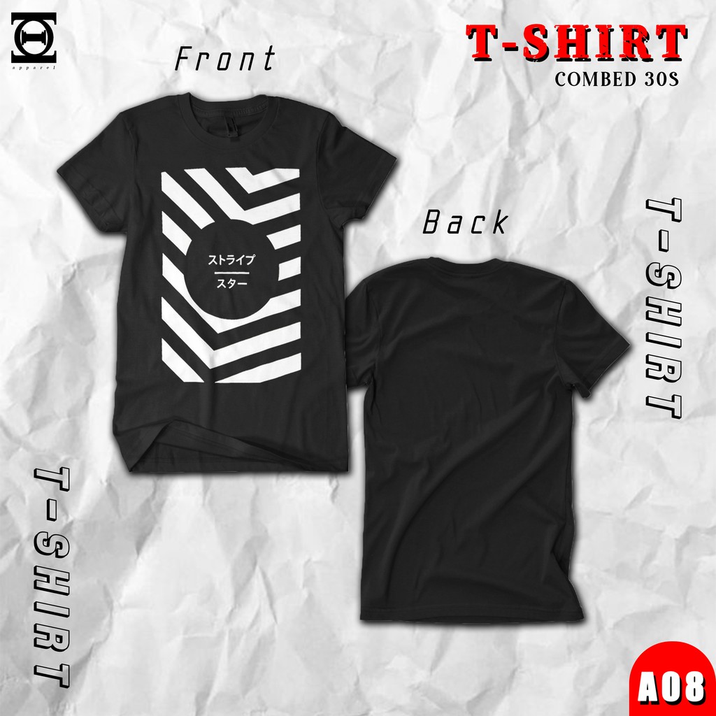 KAOS HITAM AESTHETIC KAOS HITAM PRIA KAOS PRIA Shopee