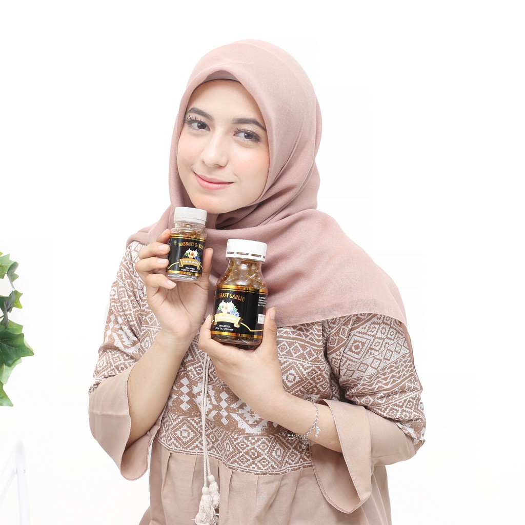 Habbasy Garlic | Habbasyi Oil | Habbatussauda Oil Plus Garlic Oil Habbah Garmin isi 100 Kps | BPOM