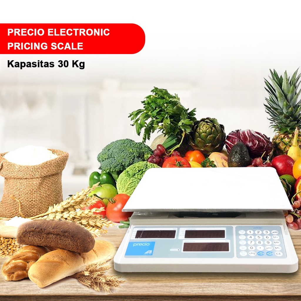 PRECIO 30kg | Timbangan Digital Pricing Digital Scale