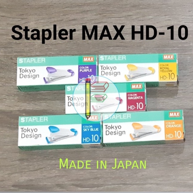 Stapler Staples Hekter MAX HD-10 Kecil Original