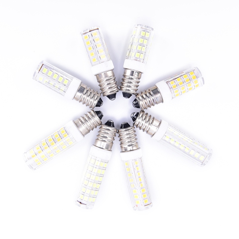 {LUCKID}e14 led 5w 7w 9w 12w crystal chandelier 220v spotlight corn bulbs fridge bulb